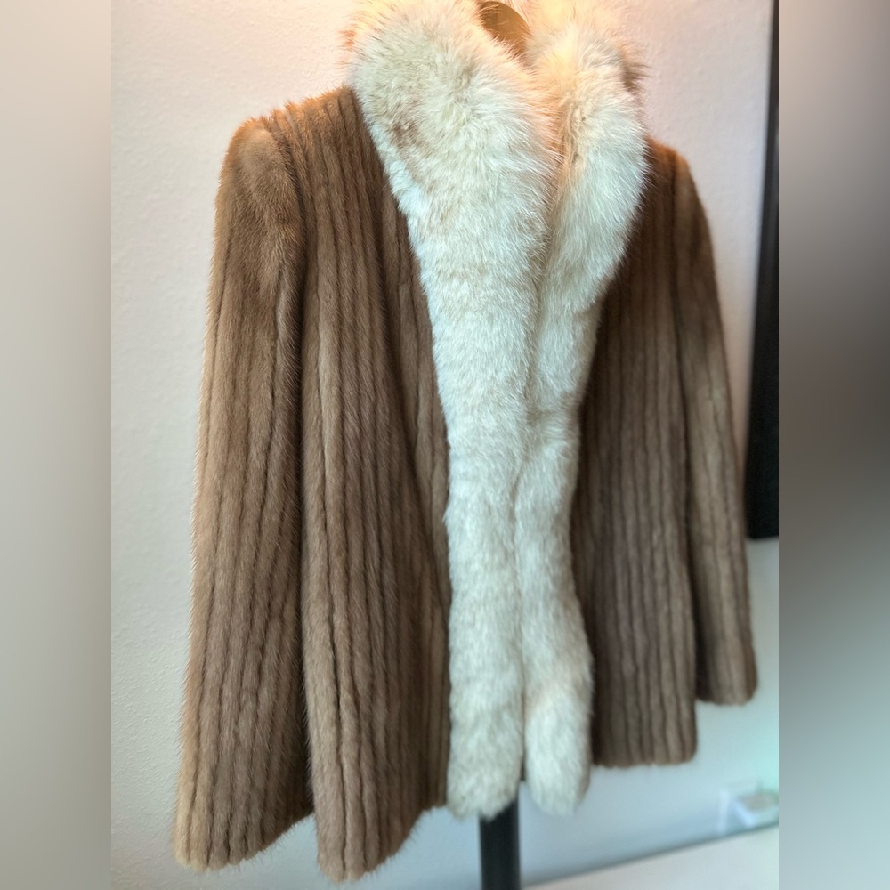 Authentic Saga Mink Fur Coat